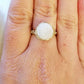 DRUZY CRYSTAL WIRE WRAPPED STACKING RING