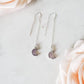 DRUZY MOON THREADER EARRINGS