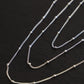 STERLING SILVER SATELLITE CABLE CHAIN