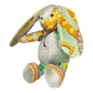 VINTAGE SILK SCARF PATCHWORK BUNNY