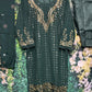 FAUX GEORGETTE TRADITIONAL WEAR SUIT WITH EMBROIDERY WORK- ETHNIC WEAR FOR WOMEN