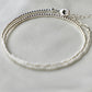 STERLING SILVER DOUBLE WRAP BRACELET