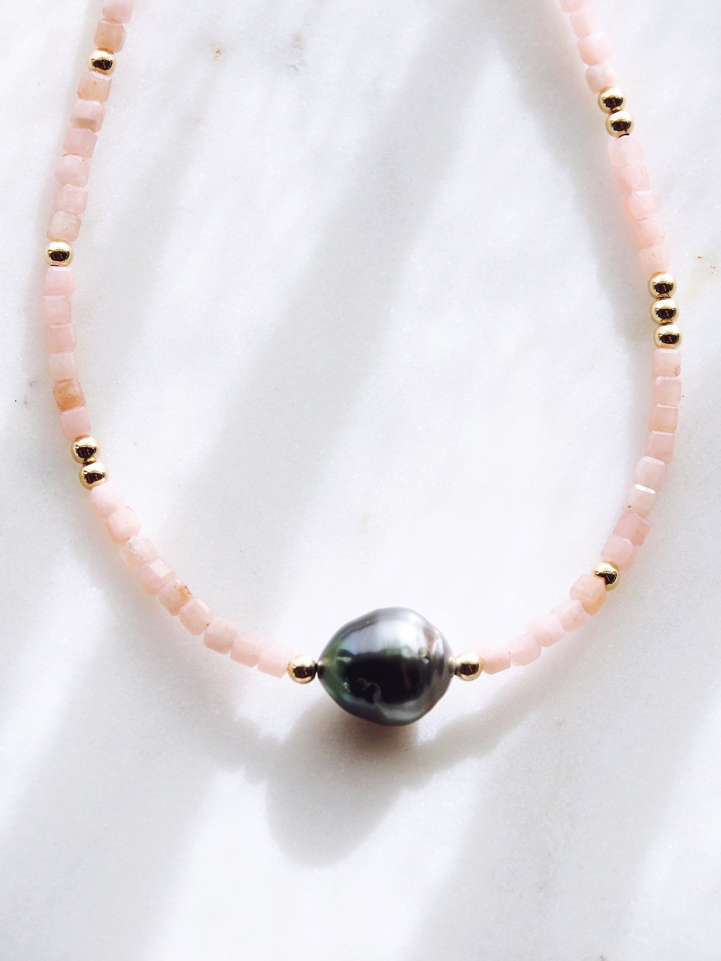 TAHITIAN PEARL AND GEMSTONE NECKLACE - IOLANA