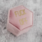 FUNNY CUSTOM VELVET RING BOX