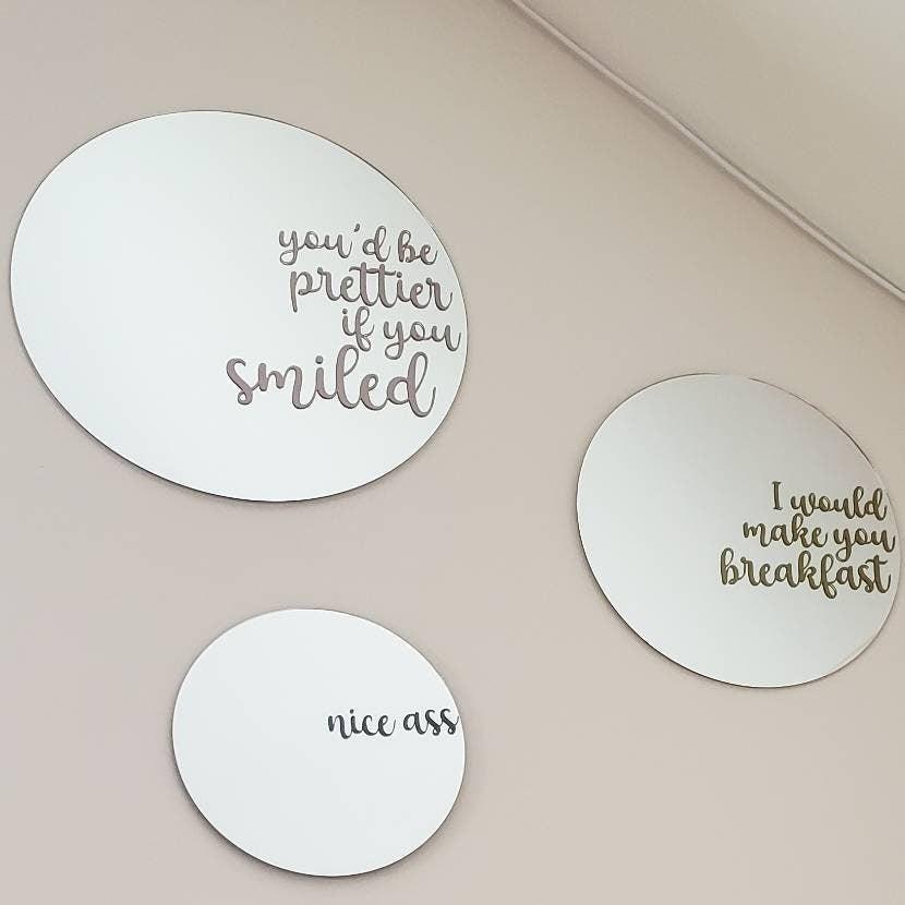 FUNNY FEMINIST CATCALL MIRROR