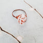 GIANT HERKIMER DIAMOND WIRE WRAPPED RING