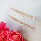 GOLD HERKIMER DIAMOND THREADER EARRINGS