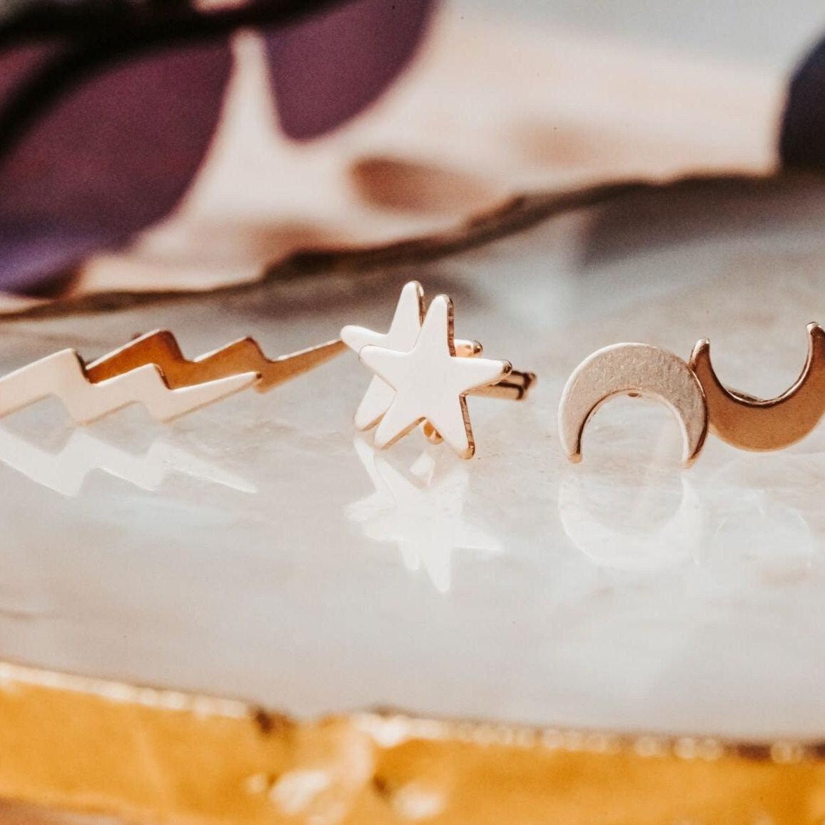 GOLD WEATHER EARRINGS
