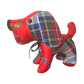 TEE TIME VINTAGE SILK SCARF PATCHWORK PUPPY