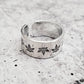 HEMP LEAF SILVER RING