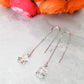 HERKIMER DIAMOND THREADER EARRINGS