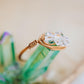 HERKIMER DIAMOND TRIO WIRE WRAPPED RING