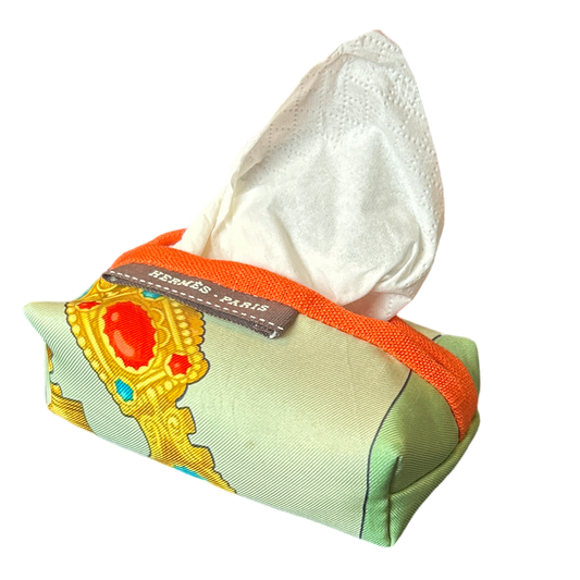 KOSMIMA VINTAGE SCARF TRAVEL TISSUE POUCH