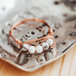 HOWLITE BEADS RING