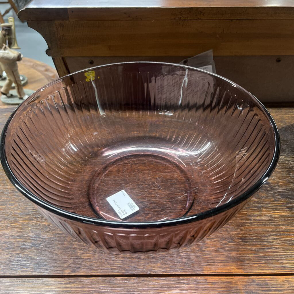 PURPLE LARGE PYREX BOWL