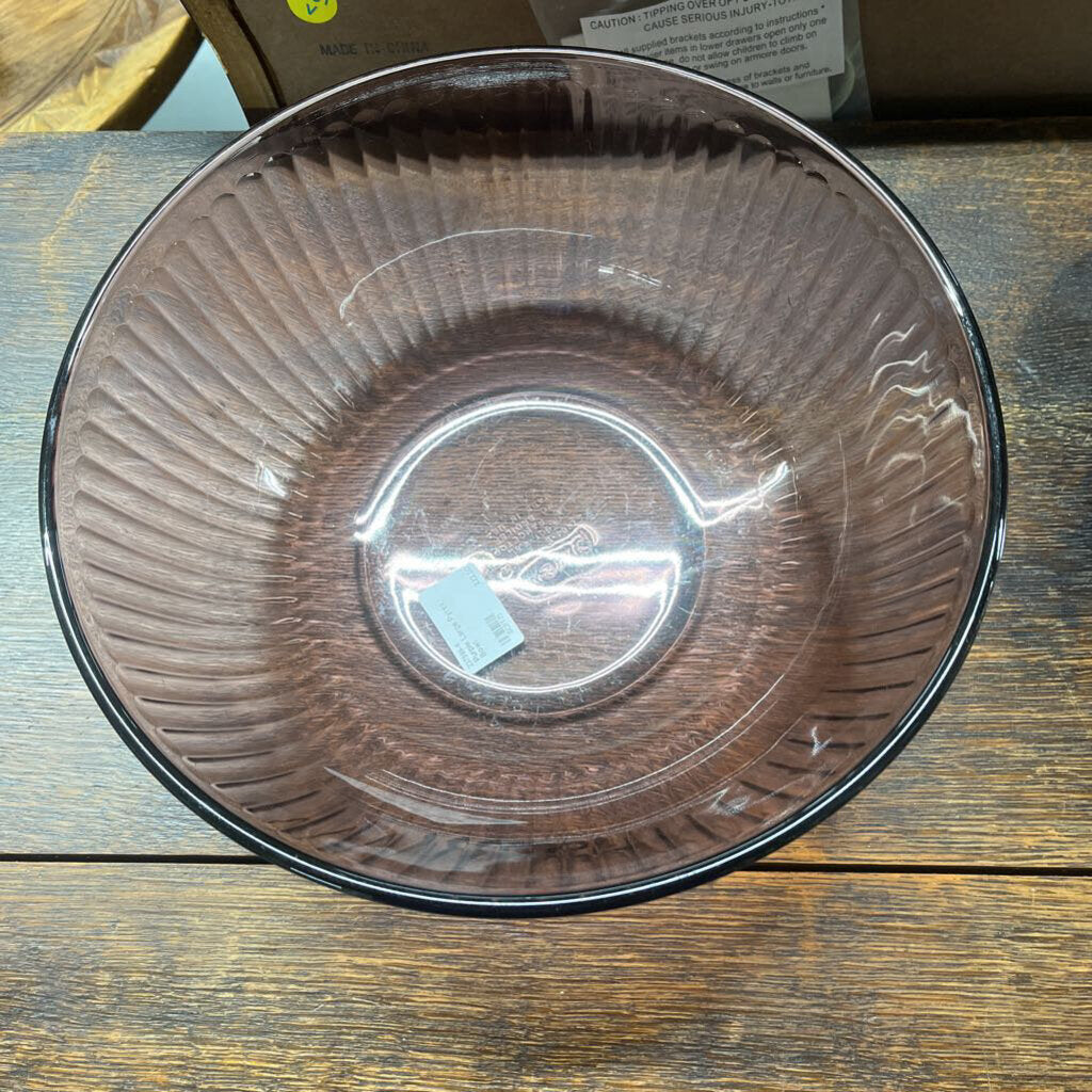 PURPLE LARGE PYREX BOWL