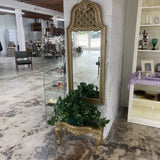 VINTAGE LONG WALL MIRROR + LOWBOY CONSOLE