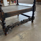 ANTIQUE 17TH CENTURY MONKS CHAIR/TABLE