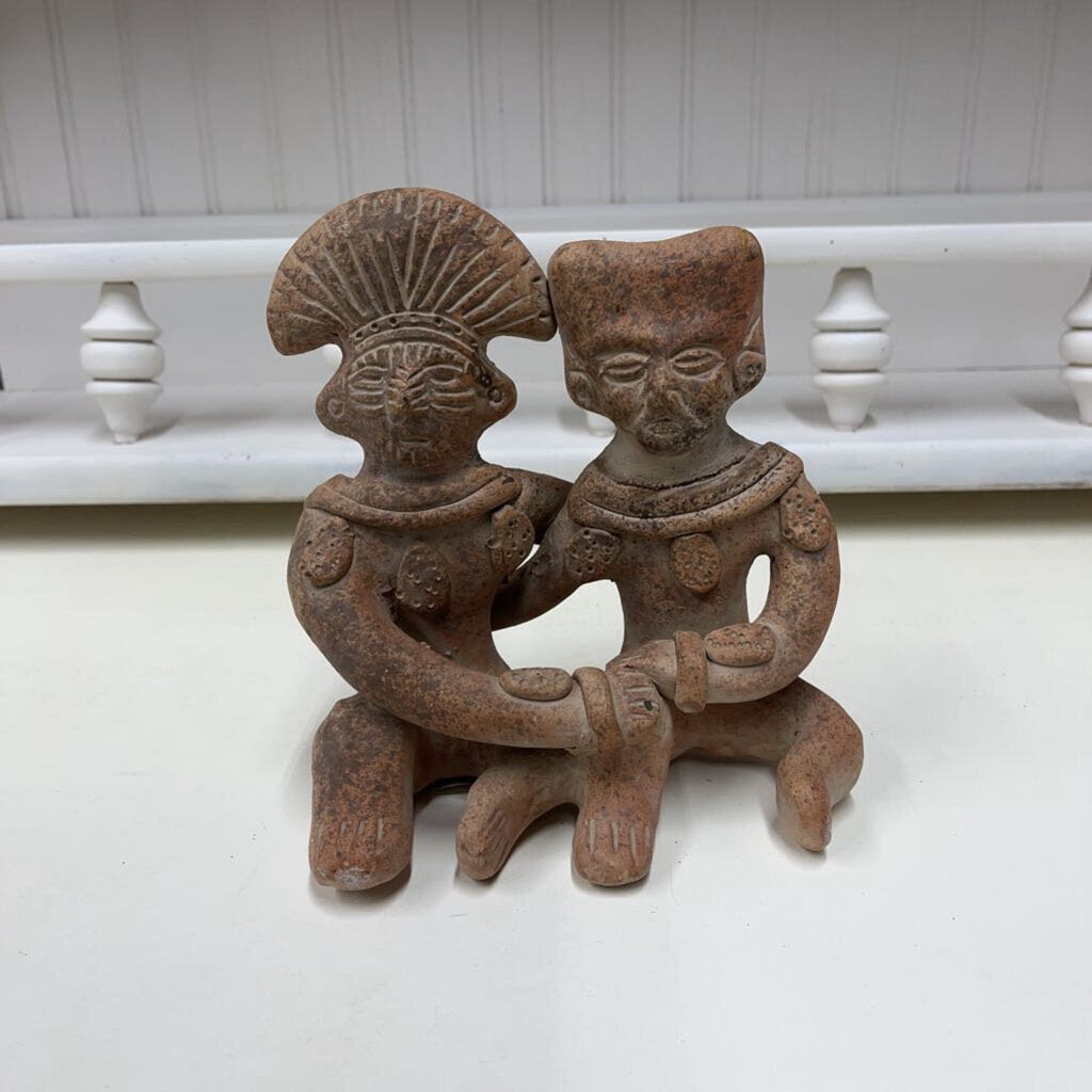 TRIBAL CLAY STATUE-Thriftique Marketplace