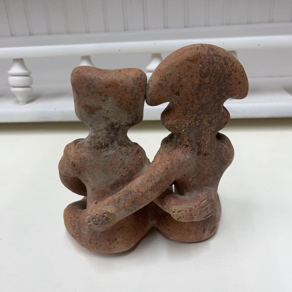 TRIBAL CLAY STATUE-Thriftique Marketplace