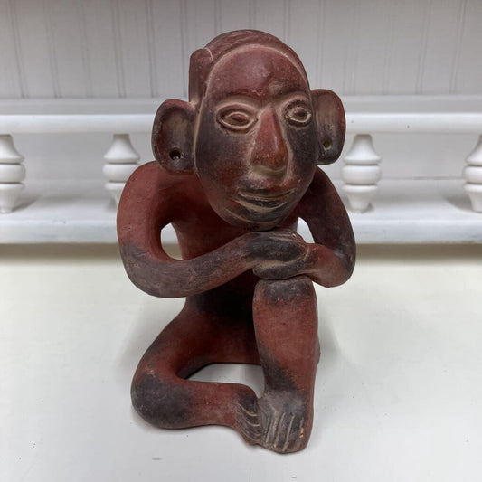 TRIBAL CLAY STATUE-Thriftique Marketplace