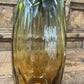 VINTAGE GREEN AMBER VASE-Thriftique Marketplace