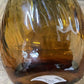 VINTAGE GREEN AMBER VASE-Thriftique Marketplace