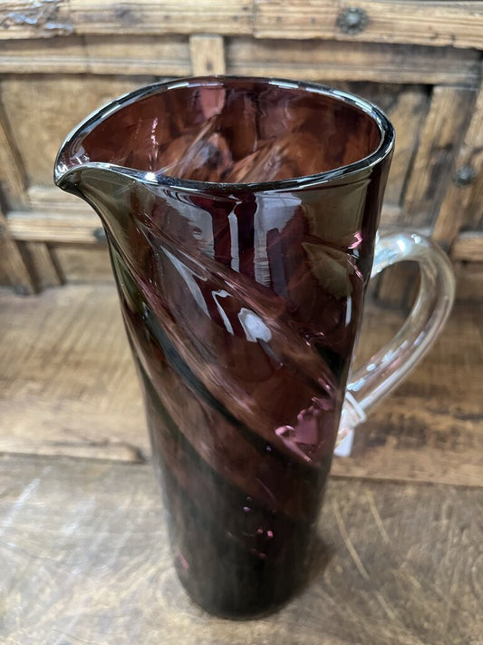 VINTAGE PURPLE MARGARITA PITCHER-Thriftique Marketplace