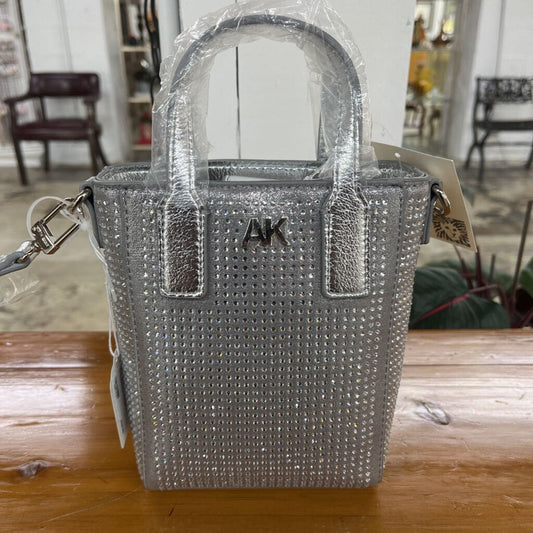 NEW SILVER ANNE KLEIN CROSSBODY PURSE