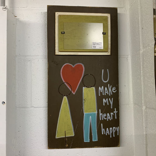 WALL PICTURE FRAME "U MAKE MY HEART......."