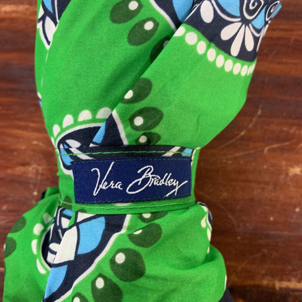 BLUE & GREEN VERA BRADLEY UMBRELLA-Thriftique Marketplace