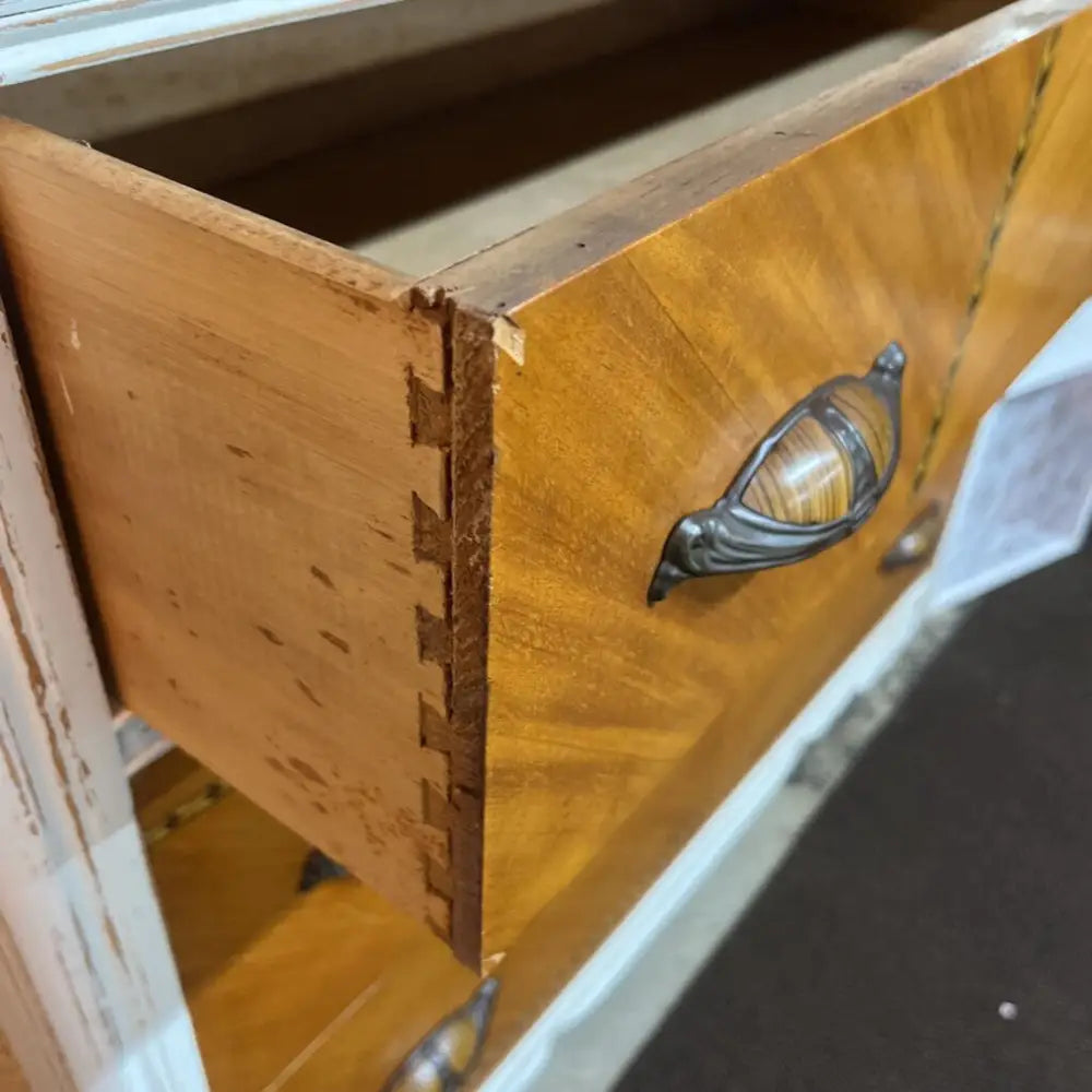 WATERFALL DRESSER WITH MIRROR