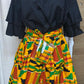 ANKARA MIDI SKIRT W/ HEAD WRAP