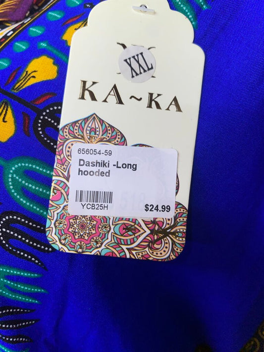 DASHIKI -LONG HOODED