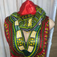 DASHIKI -SLEEVELESS HOODED