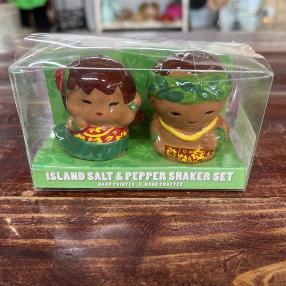 ISLANDER SALT & PEPPER SHAKERS