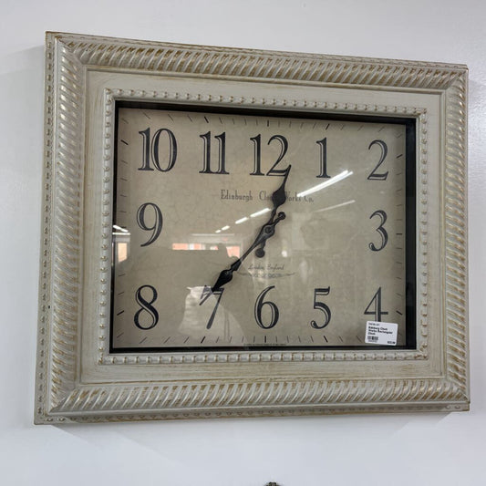 EDINBURG CLOCK WORKS RECTANGULAR CLOCK