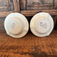 HB QUIMPER FRANCE CERAMIC ASHTRAYS SET OF 2