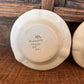 HB QUIMPER FRANCE CERAMIC ASHTRAYS SET OF 2