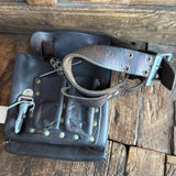 Vintage Distressed Leather Tool Belth