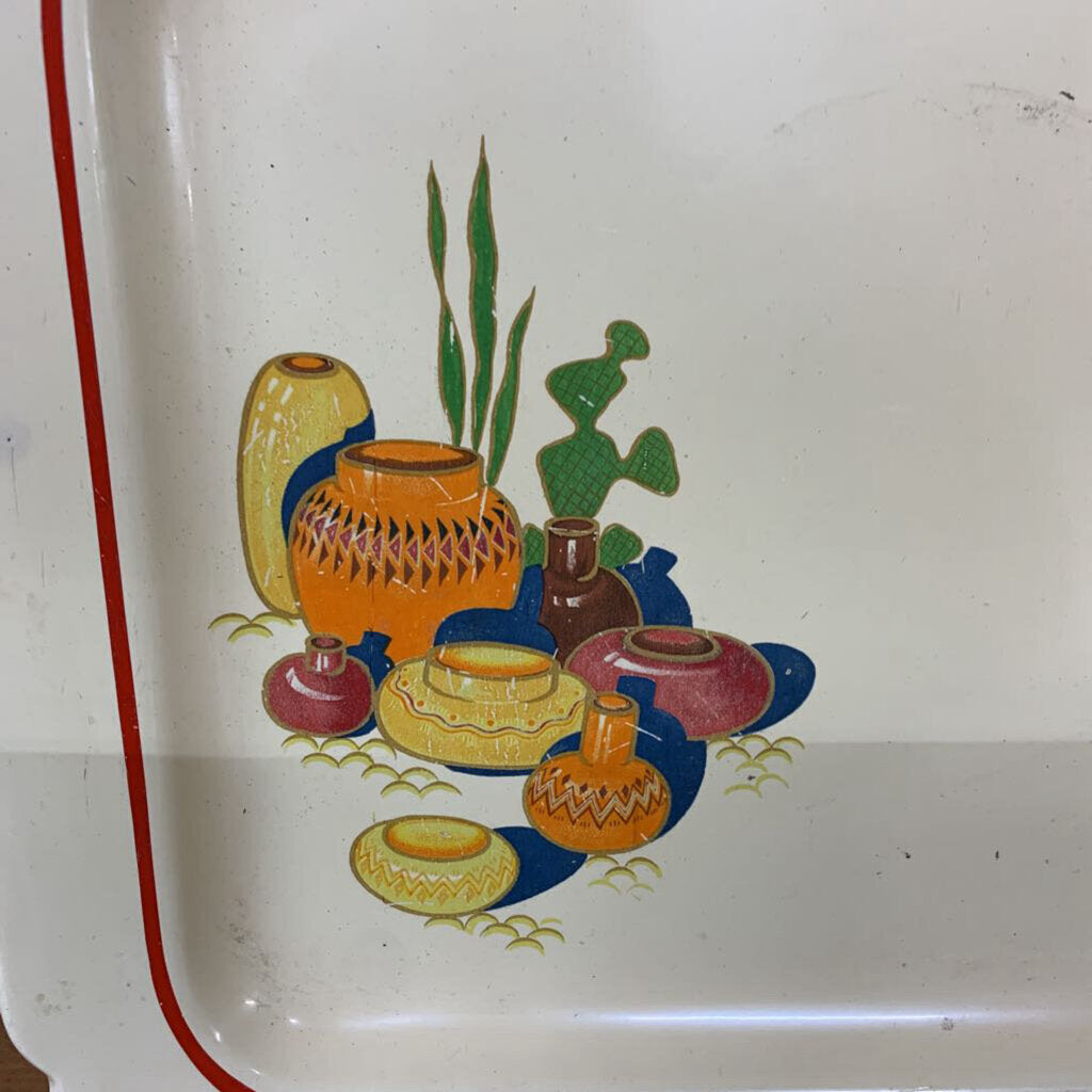 1938-54 HOMER LAUGHLIN MEXICANA LARGE PLATER- RARE