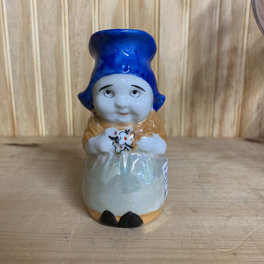 GOLD CASTLE HAND PAINTED CHIKUSA LUSTERWARE DUTCH GIRL CREAMER