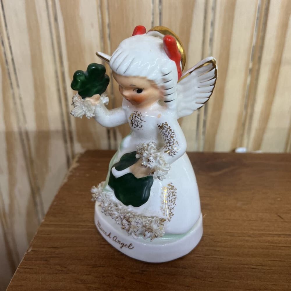 NAPCO MARCH BIRTHDAY MONTH ANGEL WITH SPAGHETTI TRIM JAPAN