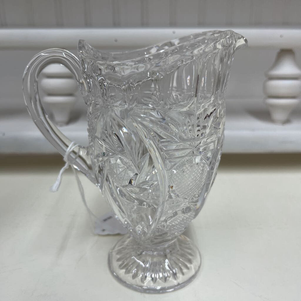 BOHEMIAN CRYSTAL CREAMER-Thriftique Marketplace