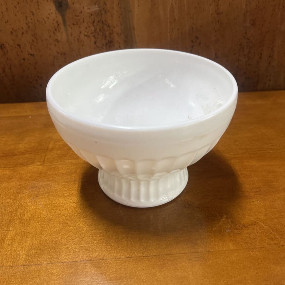 MILK GLASS BOWL