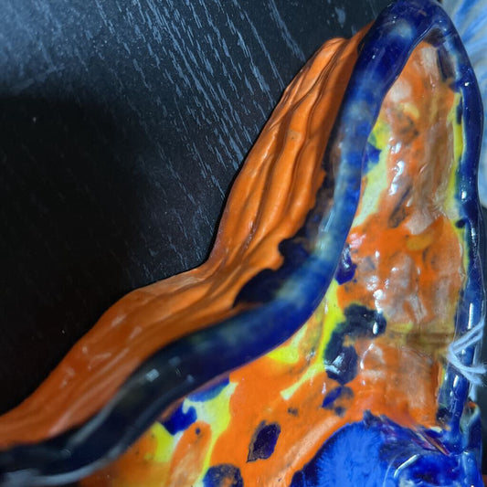 TALAVERA STYLE BUTTERY POTTERY