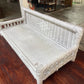 WHITE WICKER BOOKSHELF (HANGING OR DESKTOP)