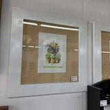 16 x16 flower print in frame