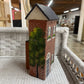 PAINTED BRICK MATCH HOLDER
