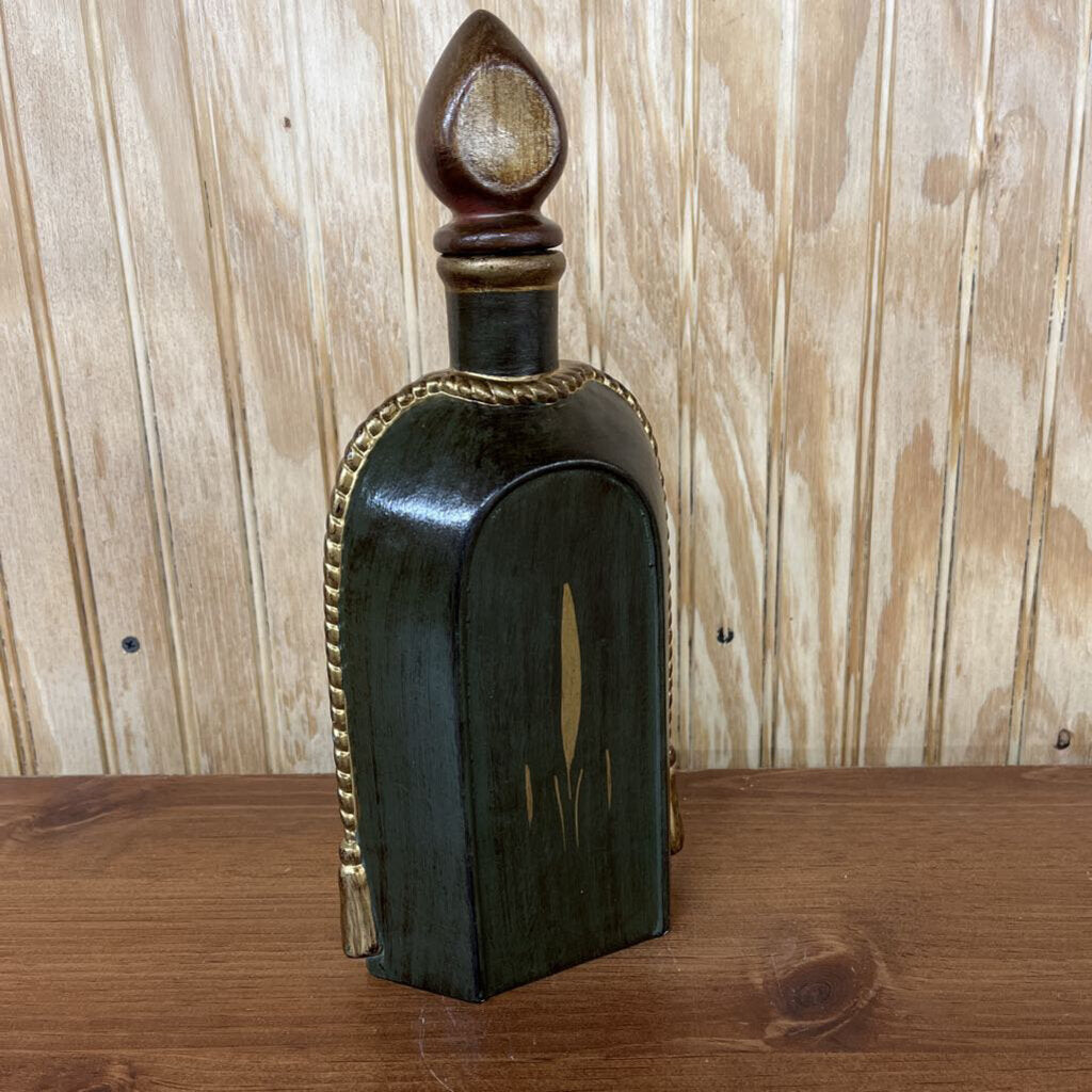 VINTAGE WINE BOTTLE DECANTER MADE IN ITALY